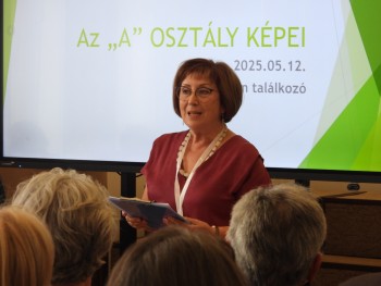 Az 1975-ben végzett évfolyam 50 éves érettségi találkozója